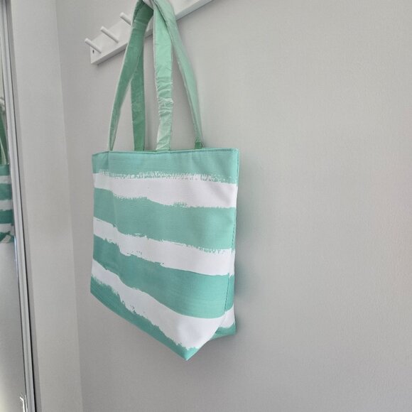 Clinique x Drawbertson Striped Tote Bag – New with Tags - Bright and Fresh - Picture 15 of 16